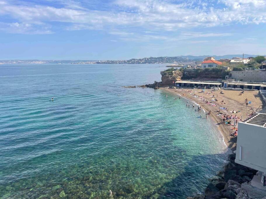 Duplex Bord De Mer La Madrague Marseille Exterior photo